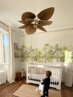 Folded Leaf Lotus Pendant Lamp - Lamp Outdoor