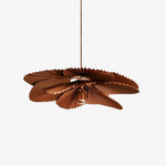 Folded Leaf Lotus Pendant Lamp - Lamp Outdoor