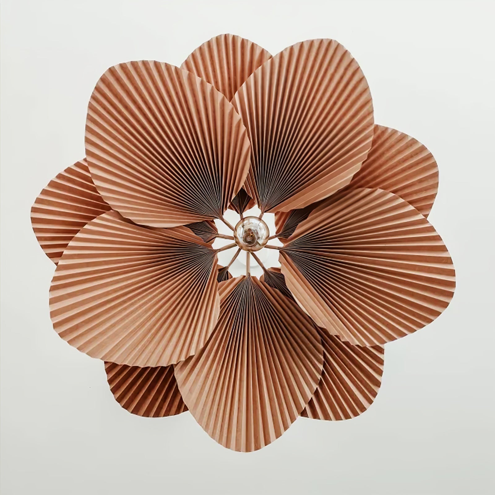 Folded Leaf Lotus Pendant Lamp - Lamp Outdoor