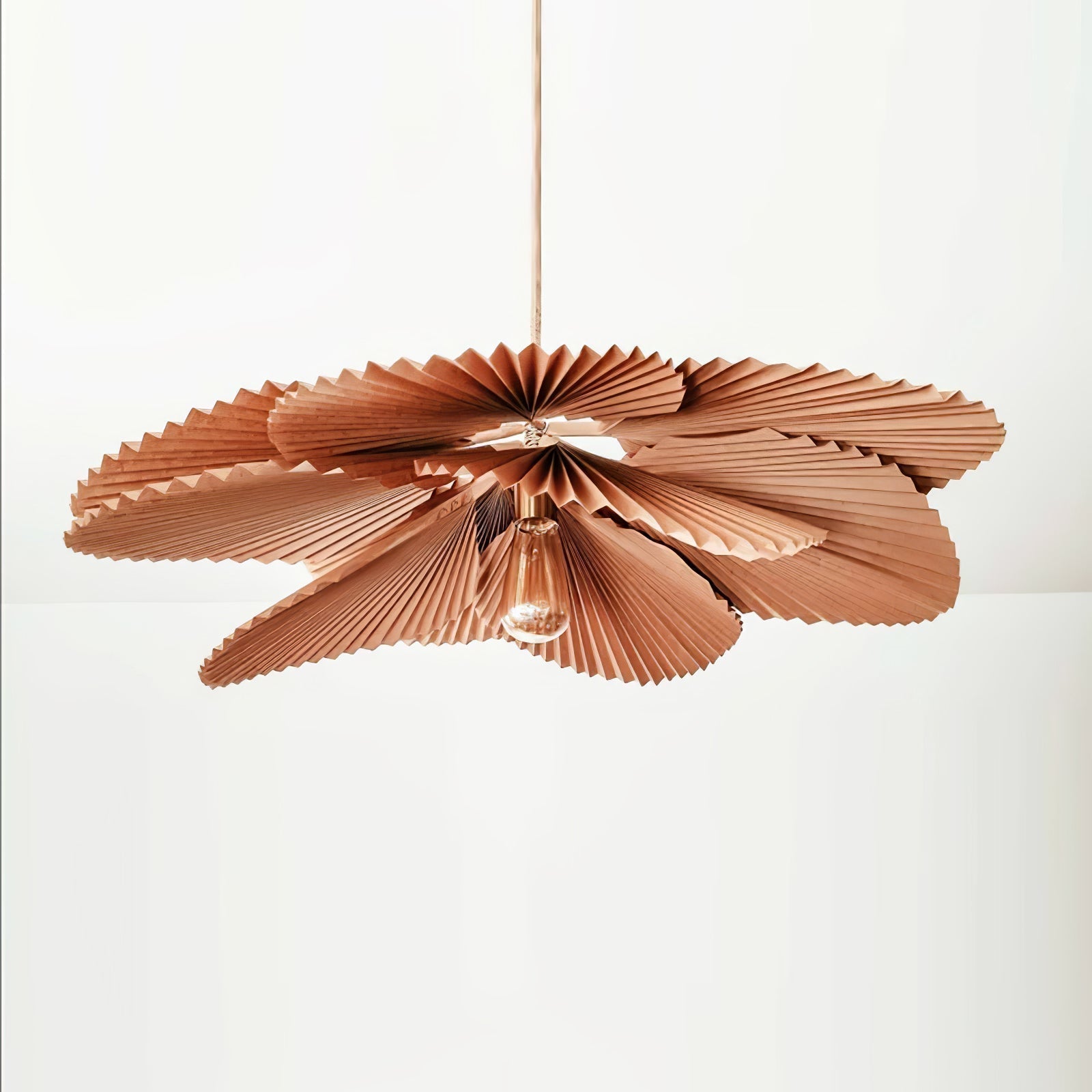 Folded Leaf Lotus Pendant Lamp - Lamp Outdoor