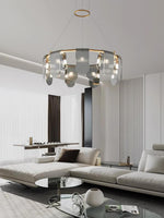 Leo Modern Glass Chandelier - Lamp Outdoor