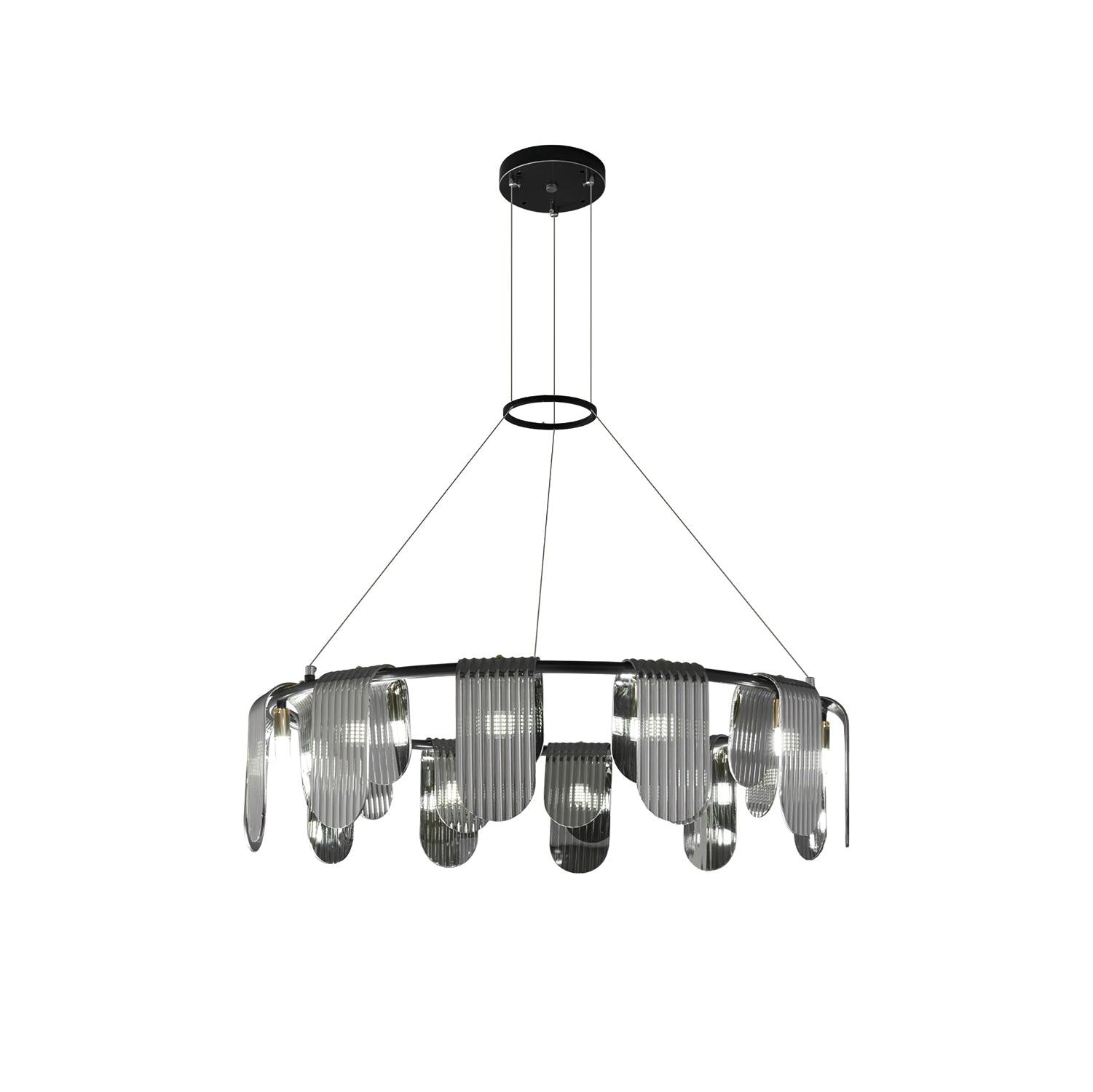 Leo Modern Glass Chandelier - Lamp Outdoor