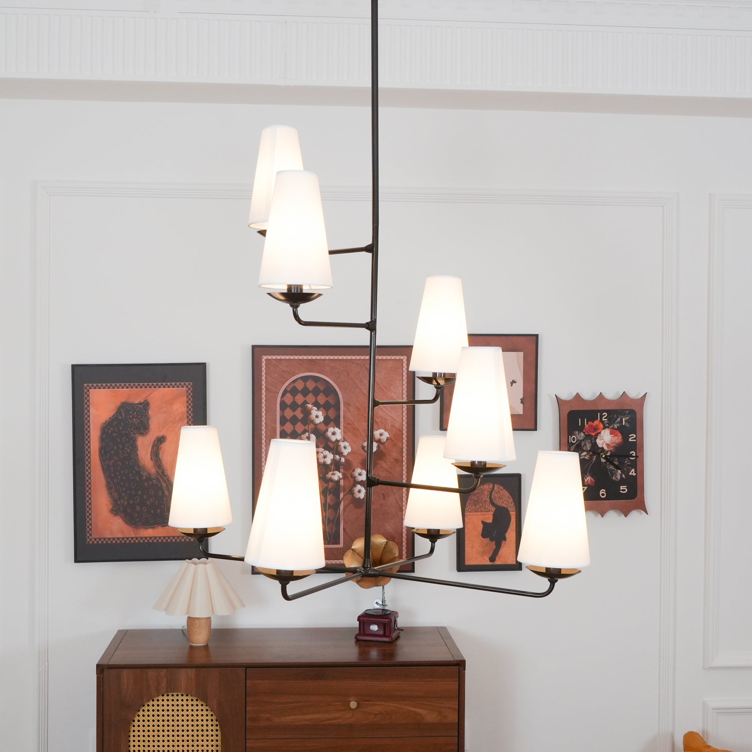 Fontaine Vertical Chandelier - Lamp Outdoor