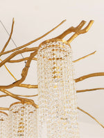 Avvariel Organic Brass Chandelier - Lamp Outdoor