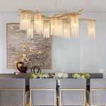 Avvariel Organic Brass Chandelier - Lamp Outdoor