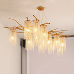 Avvariel Organic Brass Chandelier - Lamp Outdoor