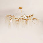 Avvariel Organic Brass Chandelier - Lamp Outdoor