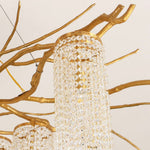 Avvariel Organic Brass Chandelier - Lamp Outdoor