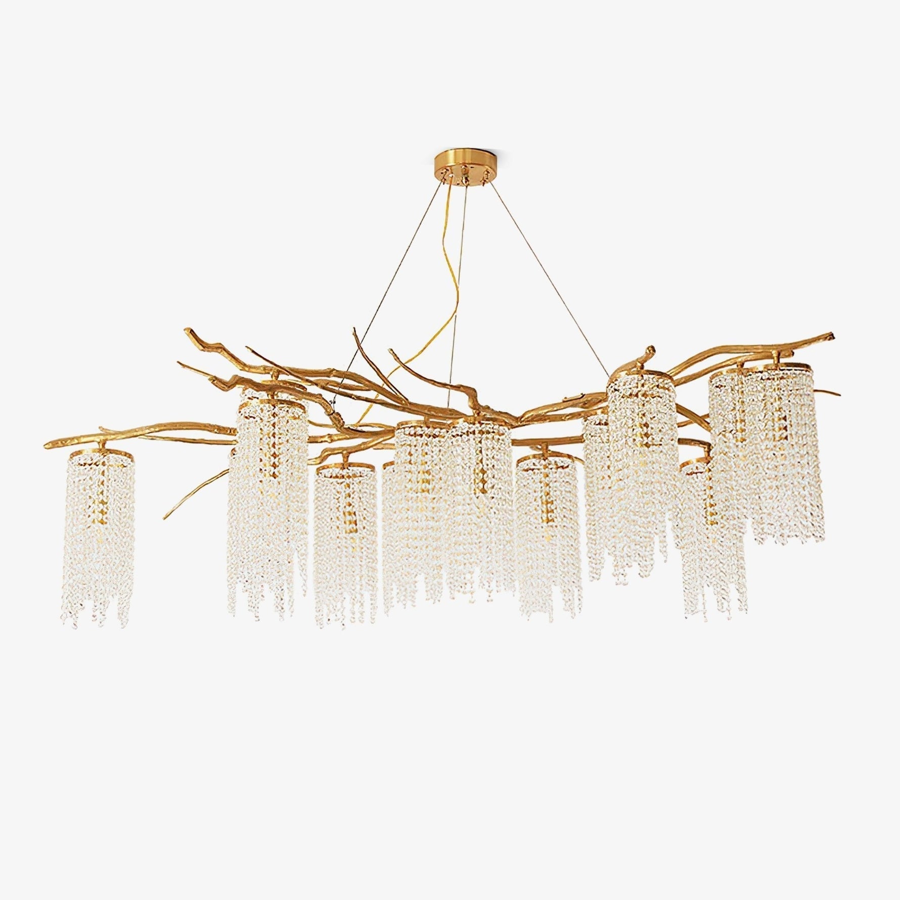 Avvariel Organic Brass Chandelier - Lamp Outdoor