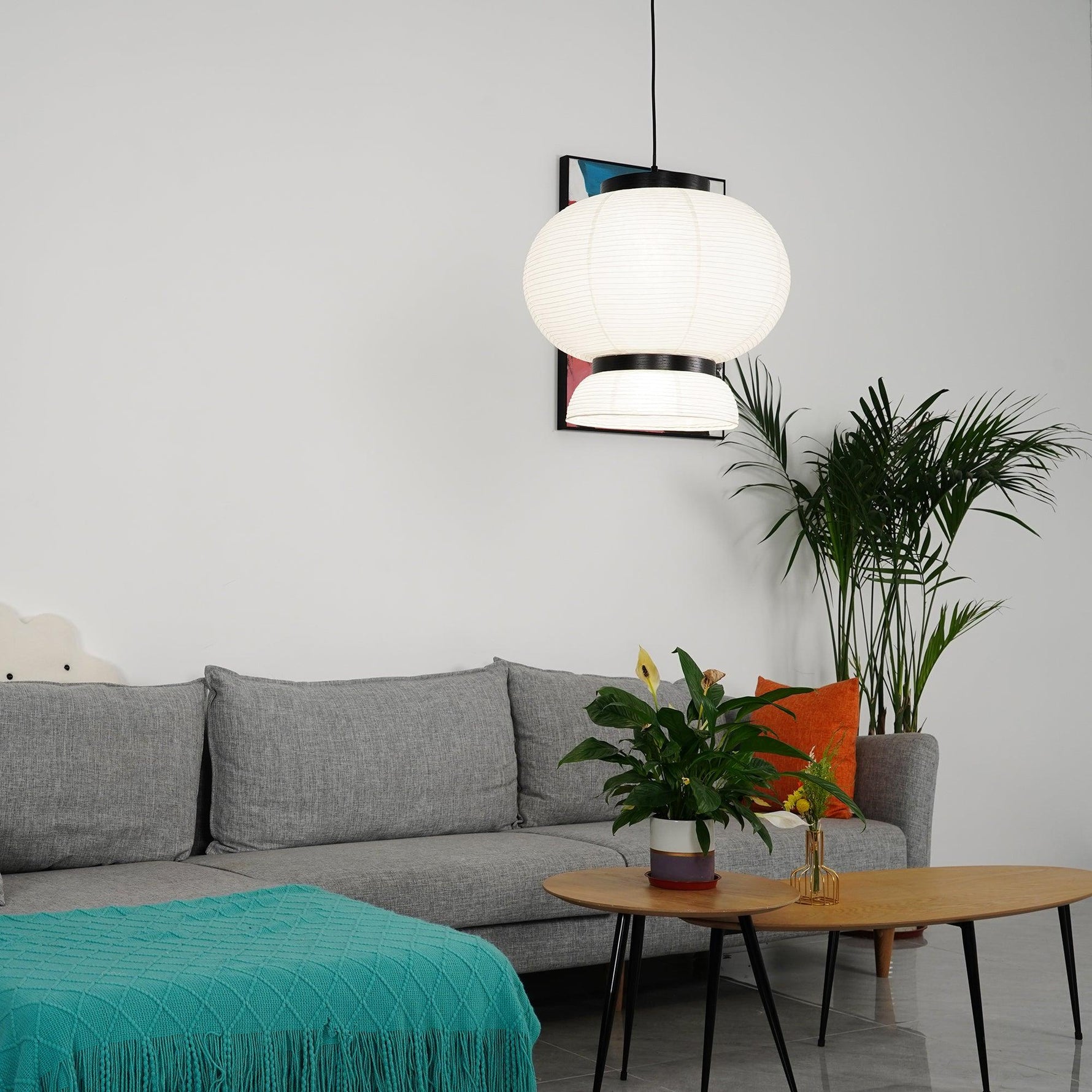 Rice Paper Lantern Pendant Lamp - Lamp Outdoor