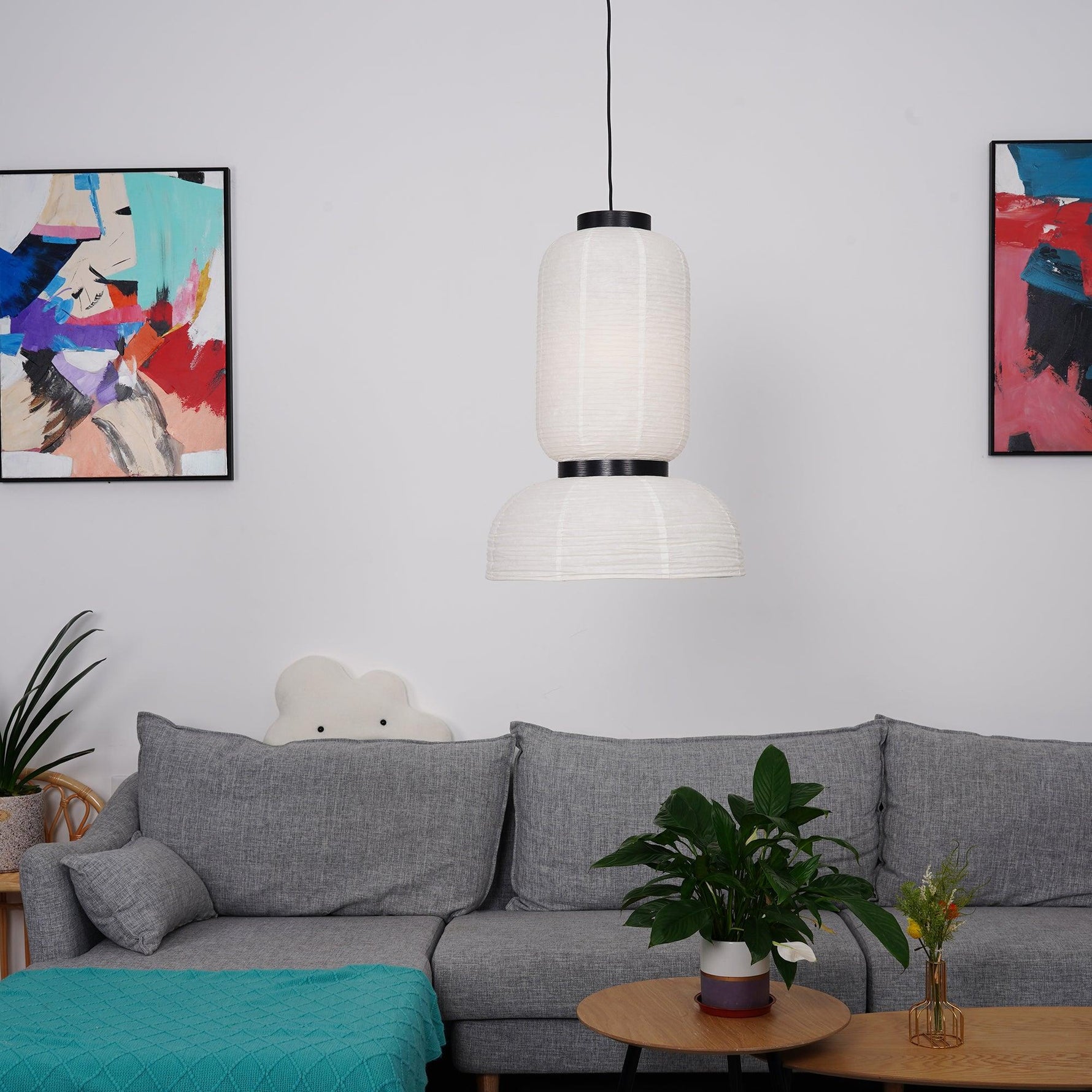 Rice Paper Lantern Pendant Lamp - Lamp Outdoor