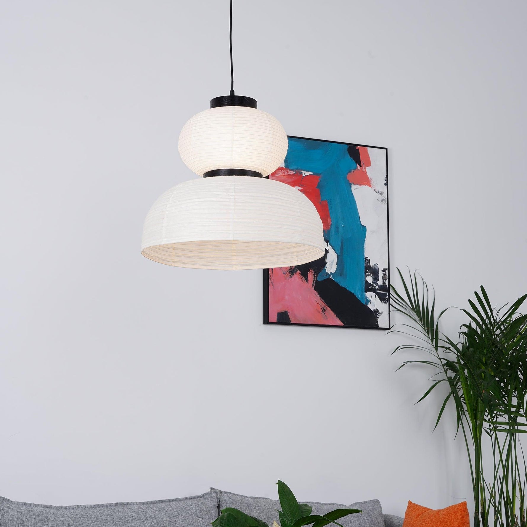 Rice Paper Lantern Pendant Lamp - Lamp Outdoor