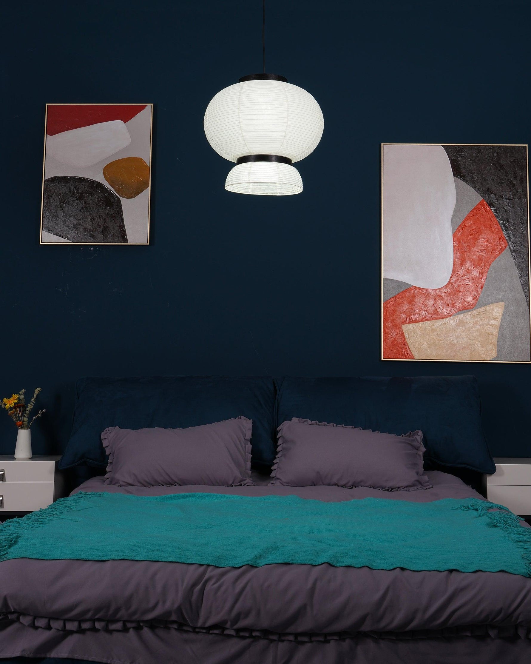 Rice Paper Lantern Pendant Lamp - Lamp Outdoor