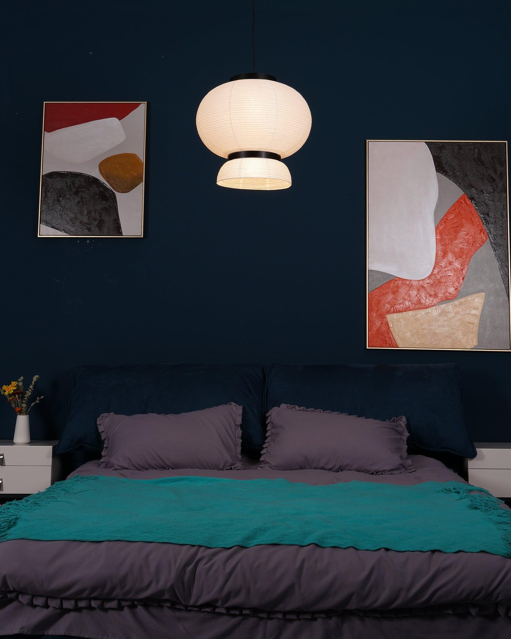 Rice Paper Lantern Pendant Lamp - Lamp Outdoor
