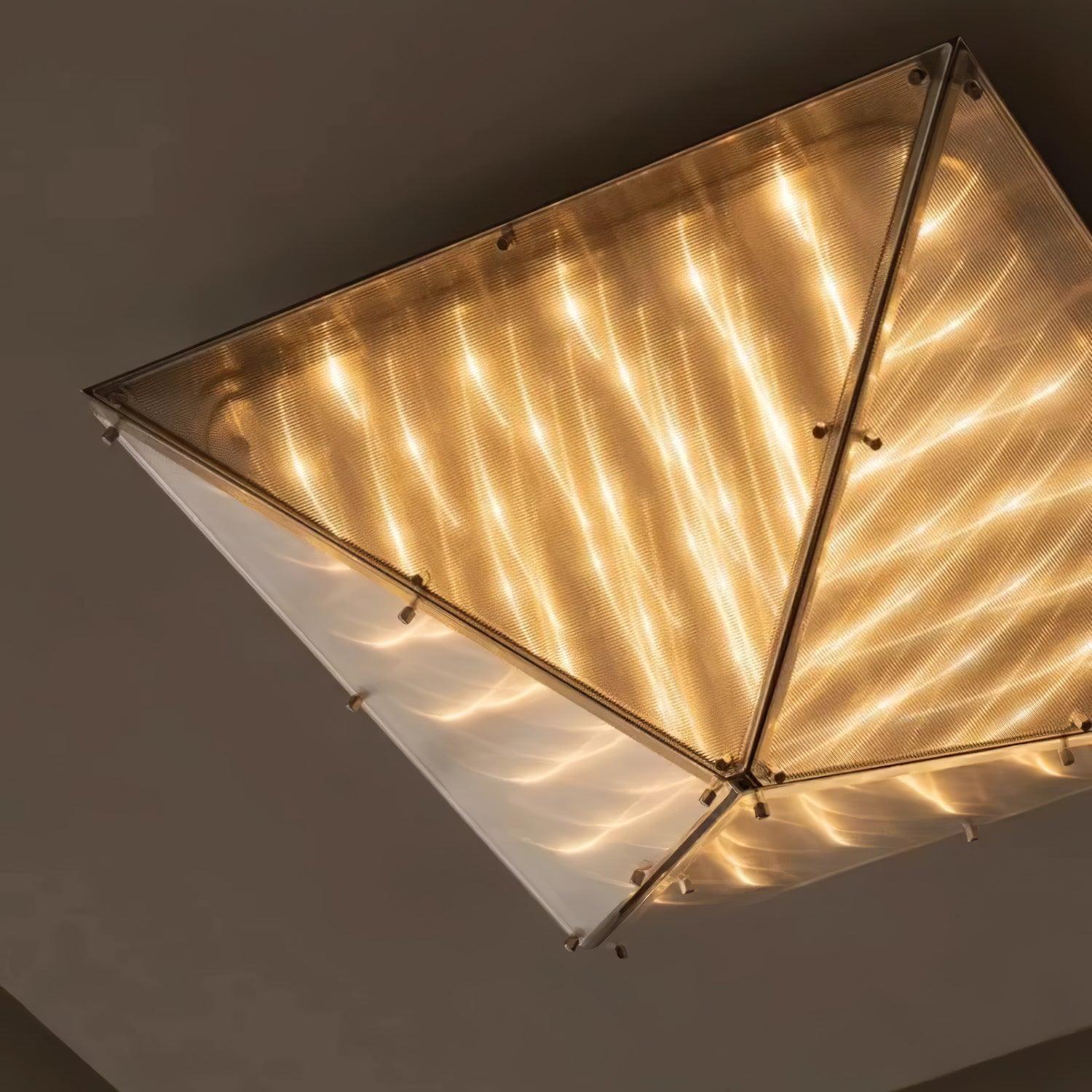 Facet Modern Glass Celing Lamp - Lamp Outdoor