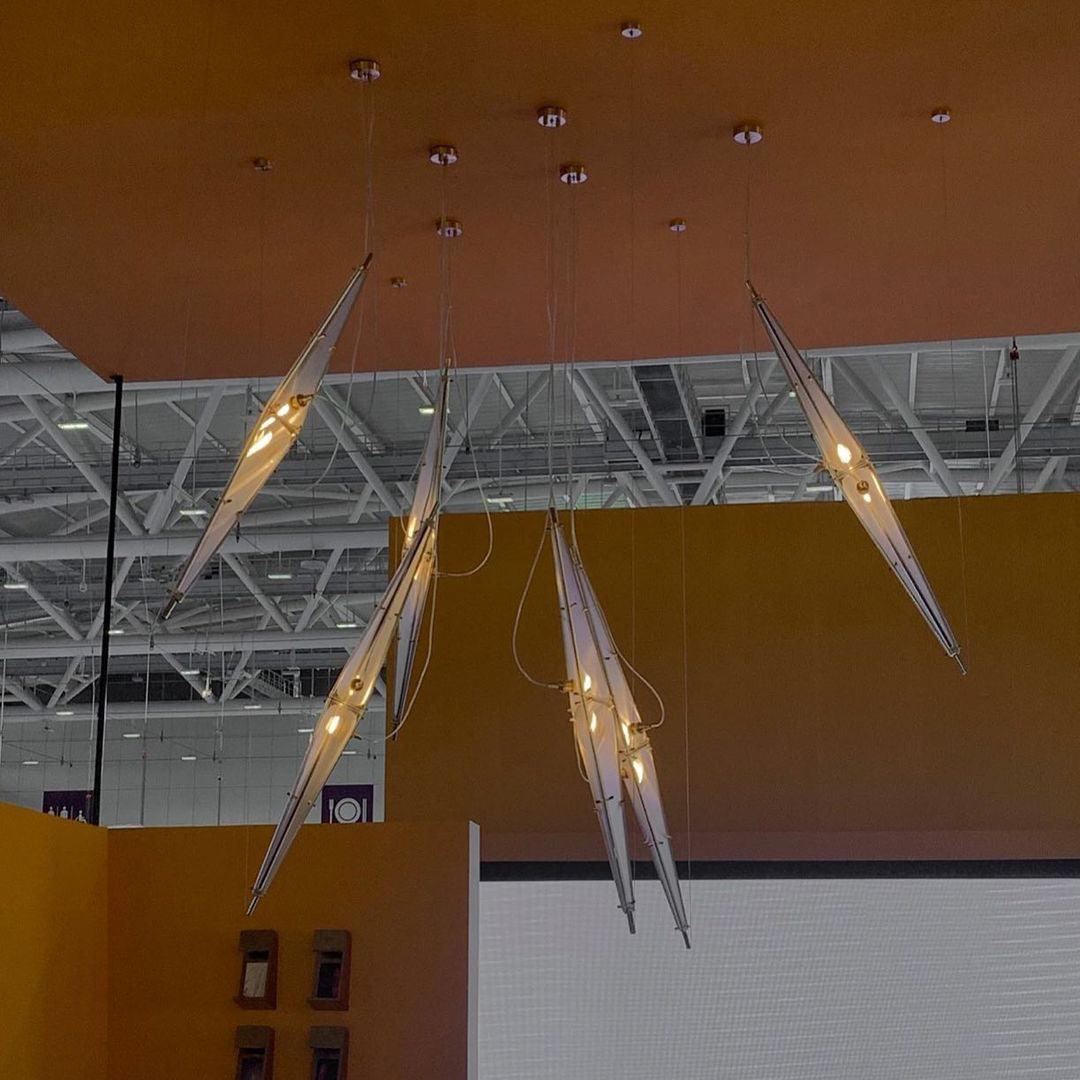 Adan Modern Minimalist Art Metal Pendant Lamp - Lamp Outdoor