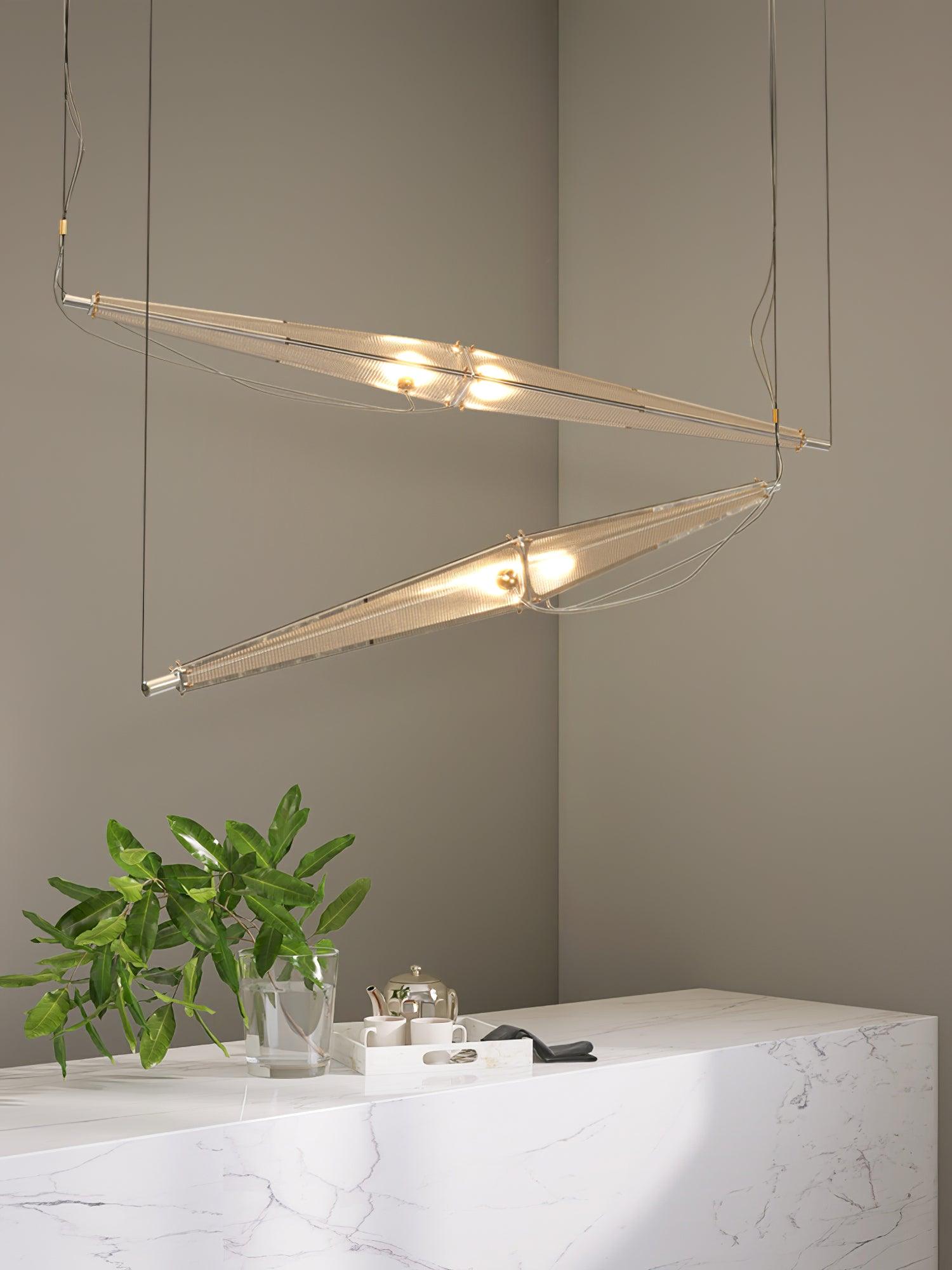 Adan Modern Minimalist Art Metal Pendant Lamp - Lamp Outdoor
