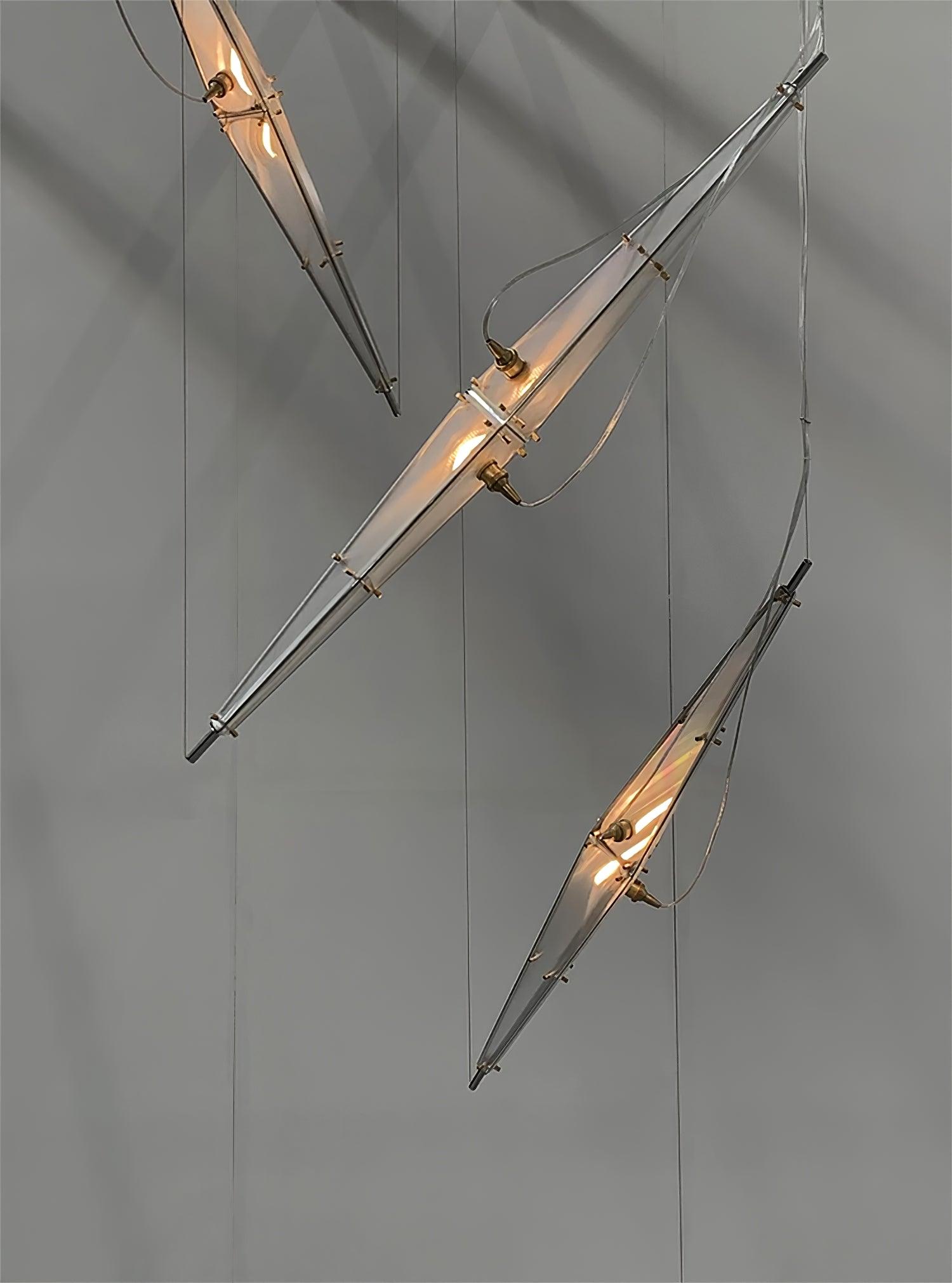 Adan Modern Minimalist Art Metal Pendant Lamp - Lamp Outdoor