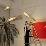 Adan Modern Minimalist Art Metal Pendant Lamp - Lamp Outdoor
