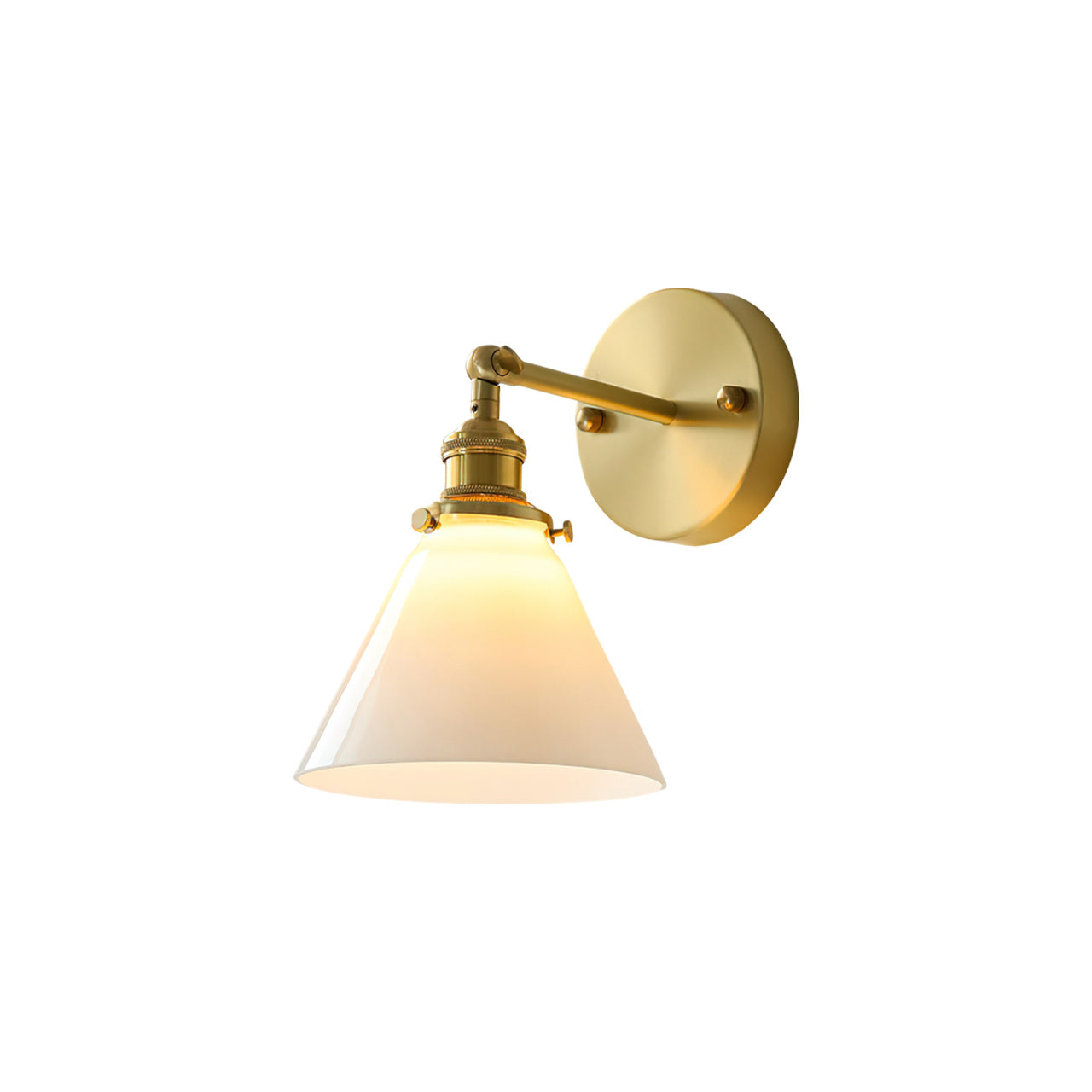Franklin Modern Brass Wall Light