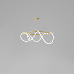 Lustra Chandelier Flexible Silicone Curve Modern Elegant - Letslighting