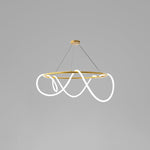Lustra Chandelier Flexible Silicone Curve Modern Elegant - Letslighting