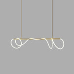 Lustra Chandelier Flexible Silicone Curve Modern Elegant - Letslighting