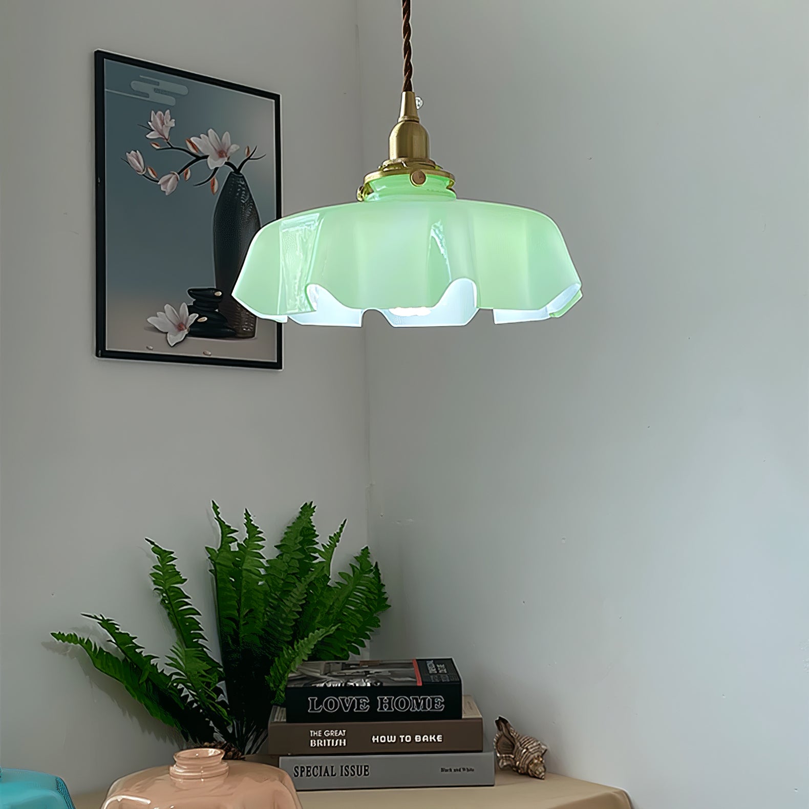 French Flower Pendant Light - Lamp Outdoor