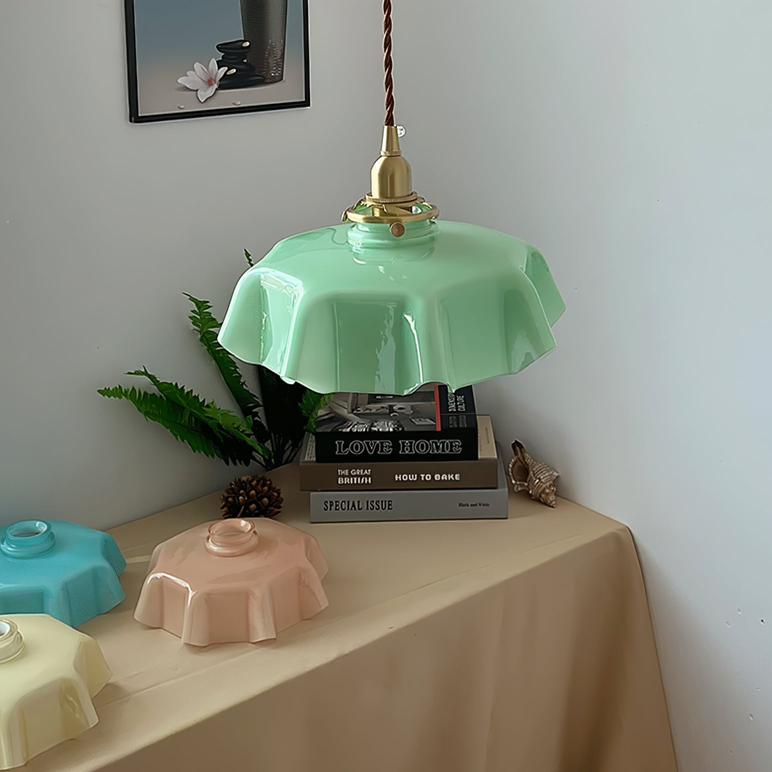 French Flower Pendant Light - Lamp Outdoor