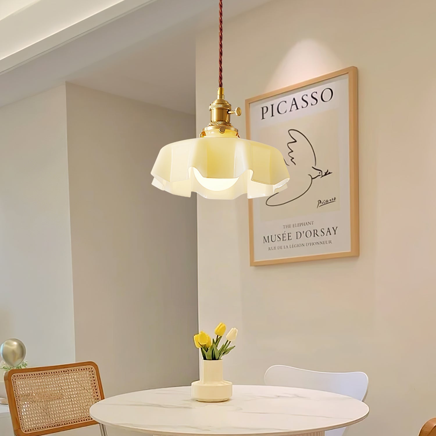 French Flower Pendant Light - Lamp Outdoor