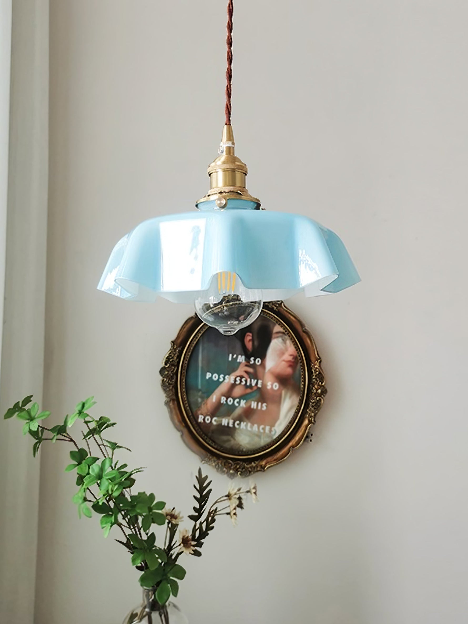 French Flower Pendant Light - Lamp Outdoor