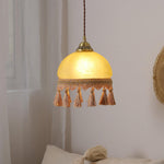 French Tassels Brass Pendant Light - Lamp Outdoor