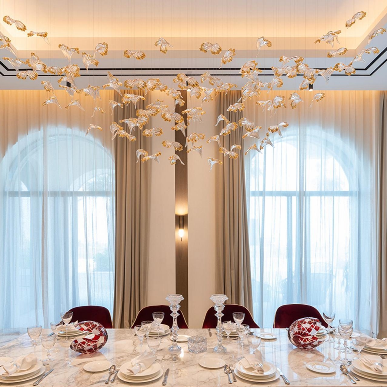 Citalora Crystal Cluster Pendant Light Chandelier - Lamp Outdoor