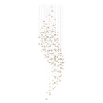 Citalora Crystal Cluster Pendant Light Chandelier - Lamp Outdoor