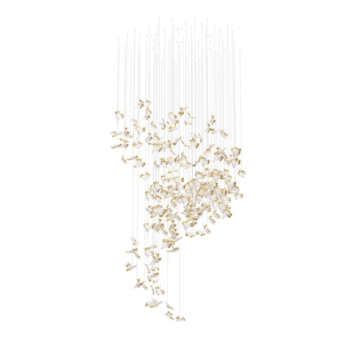 Citalora Crystal Cluster Pendant Light Chandelier - Lamp Outdoor