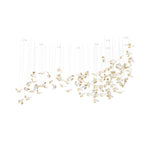 Citalora Crystal Cluster Pendant Light Chandelier - Lamp Outdoor