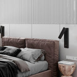 Black Bedside USB Wall Light - Lamp Outdoor