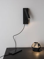 Black Bedside USB Wall Light - Lamp Outdoor