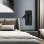 Black Bedside USB Wall Light - Lamp Outdoor