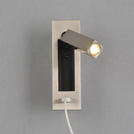 Black Bedside USB Wall Light - Lamp Outdoor
