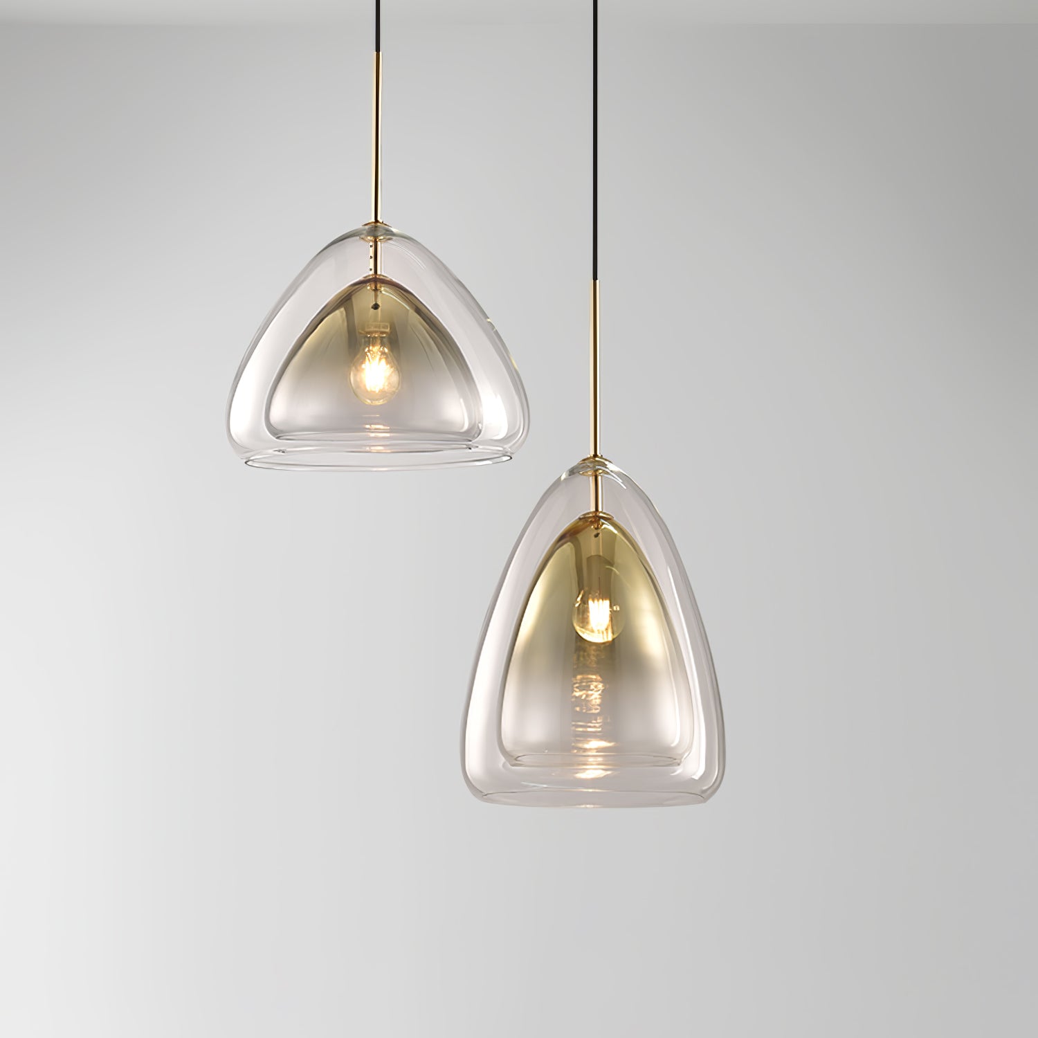 Futuristische Glass Pendant Light - Lamp Outdoor