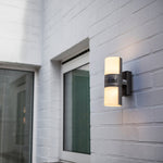 Ray Modern Cylindrical Metal Acrylic Rotatable Outdoor Waterproof Wall Lamp - Lamp Outdoor