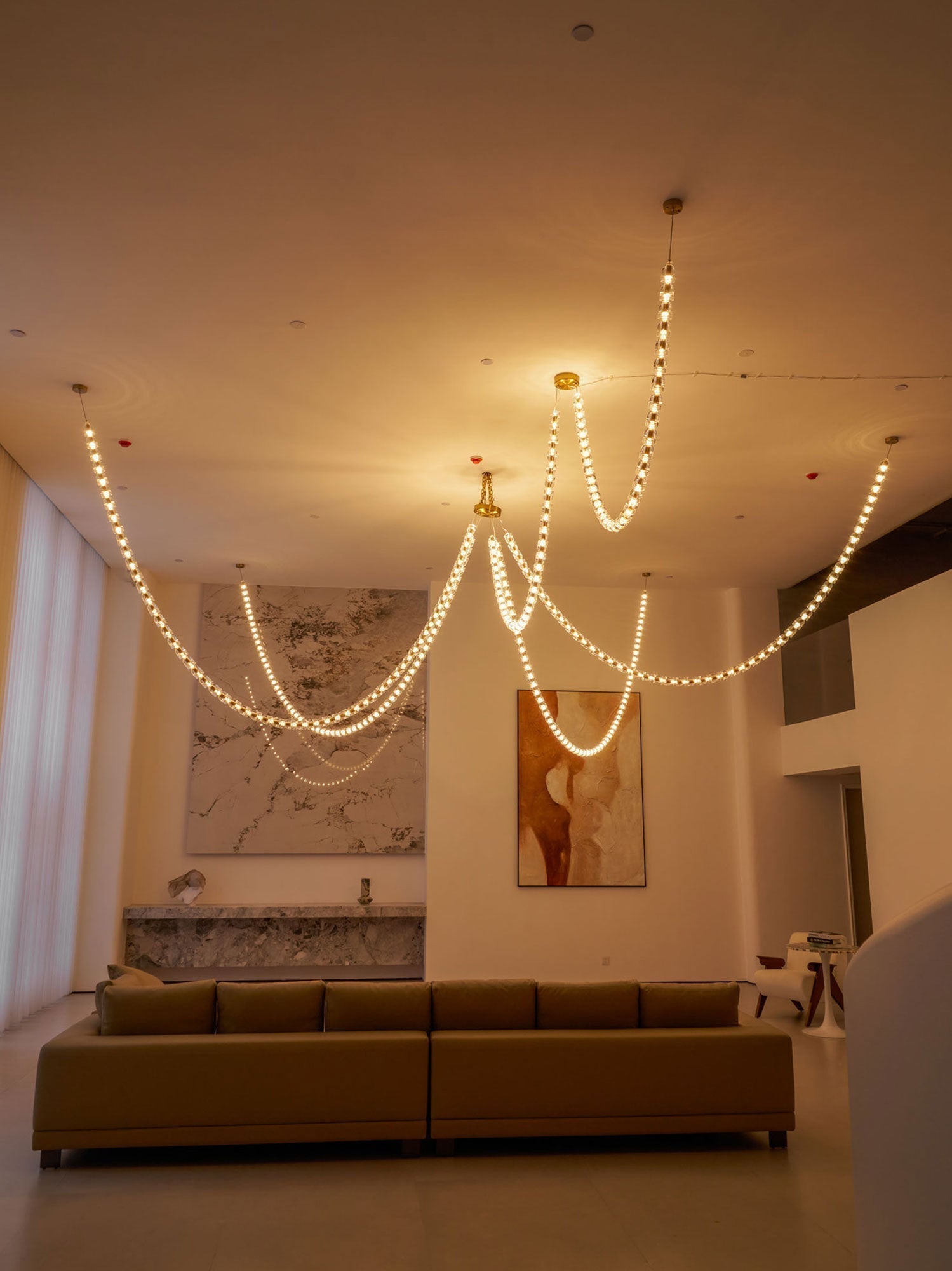Gabriel Gold Chandelier - Lamp Outdoor