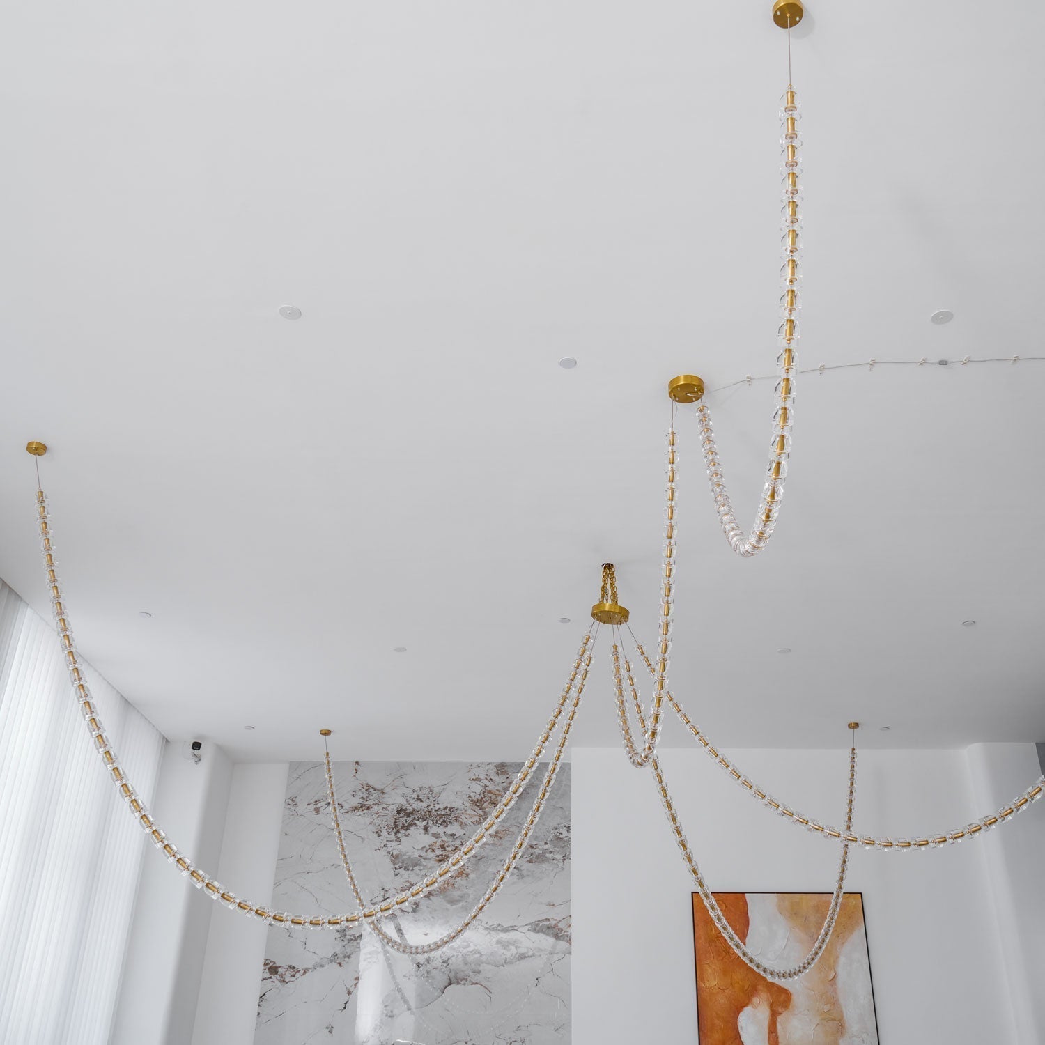 Gabriel Gold Chandelier - Lamp Outdoor