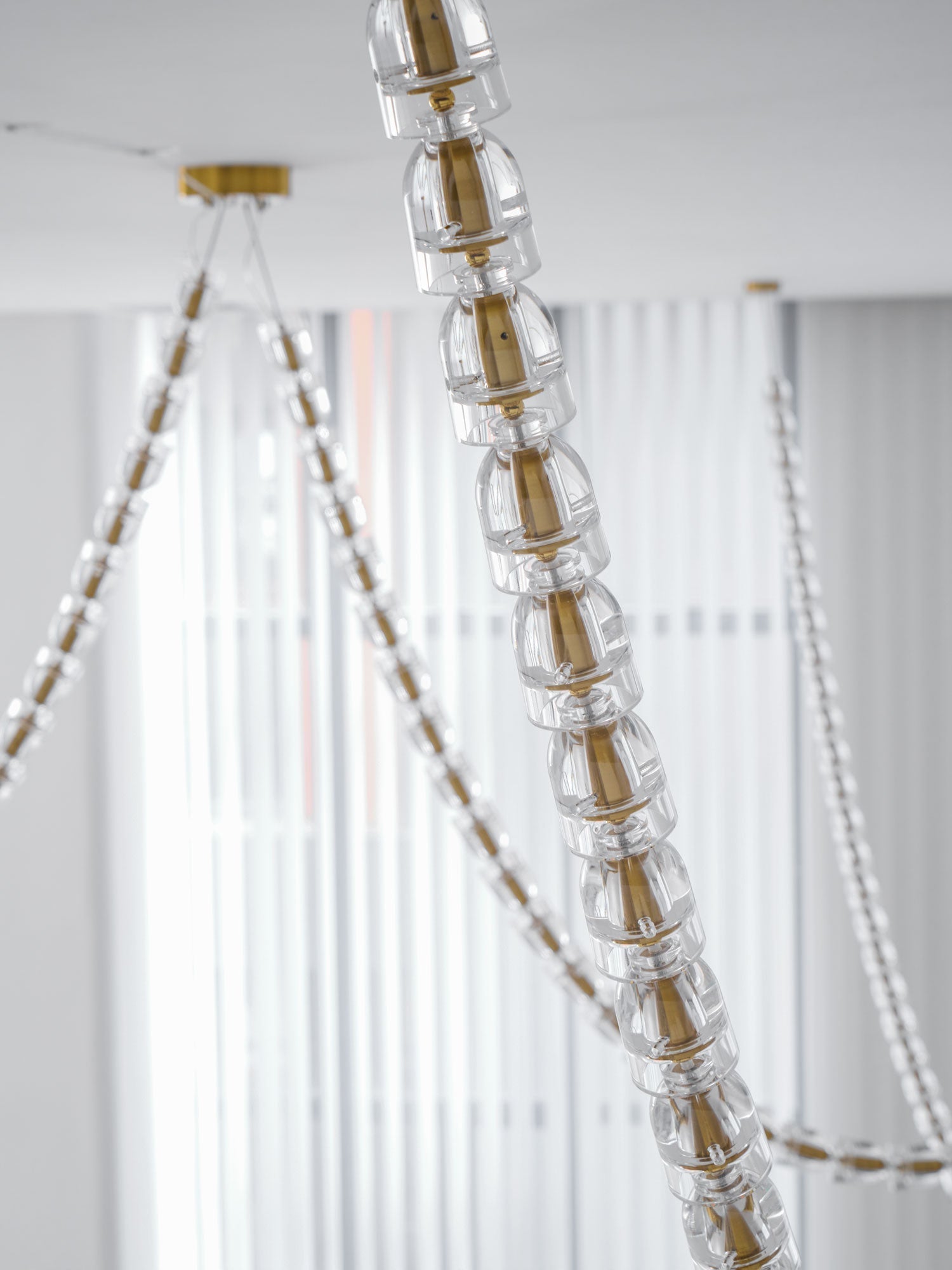 Gabriel Gold Chandelier - Lamp Outdoor
