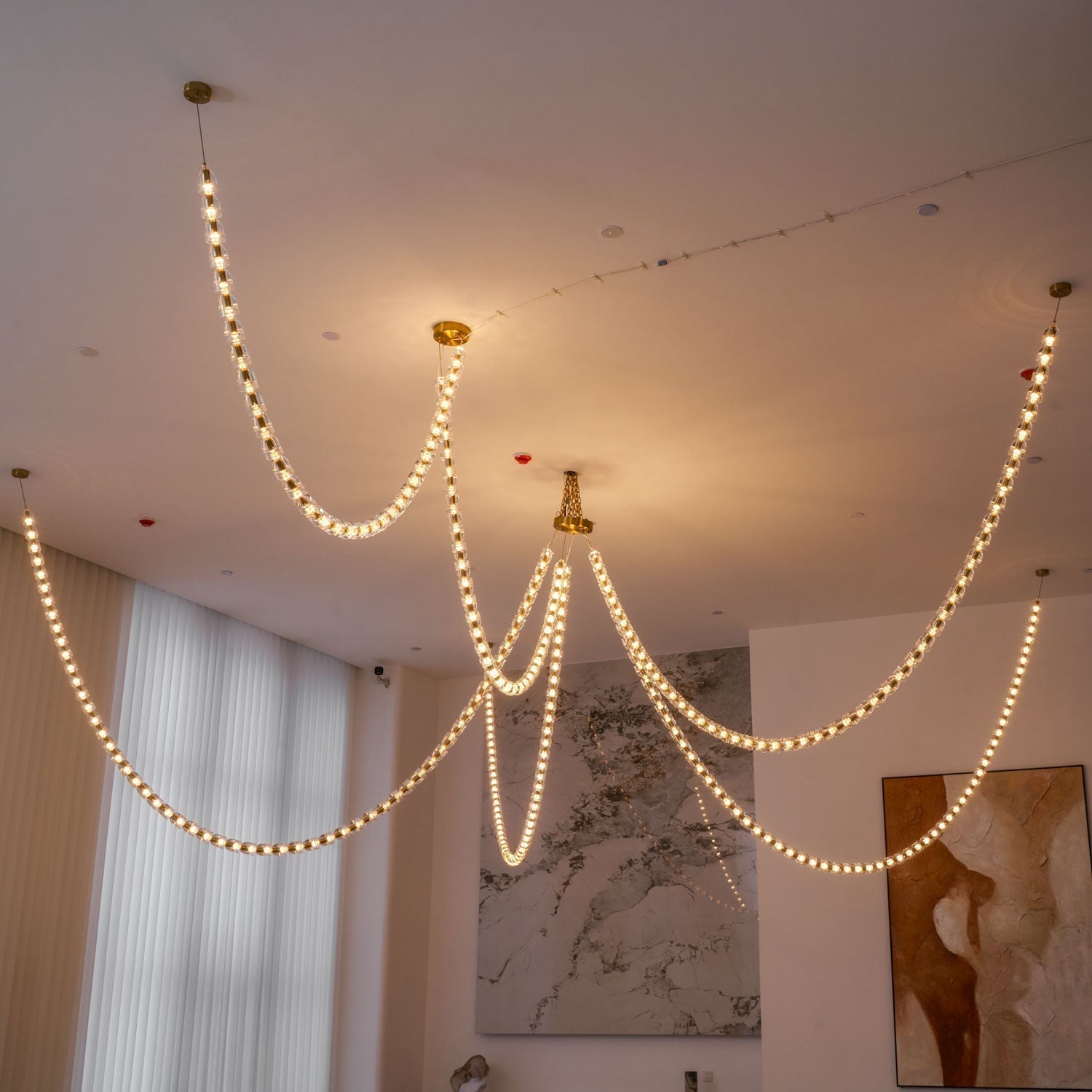 Gabriel Gold Chandelier - Lamp Outdoor