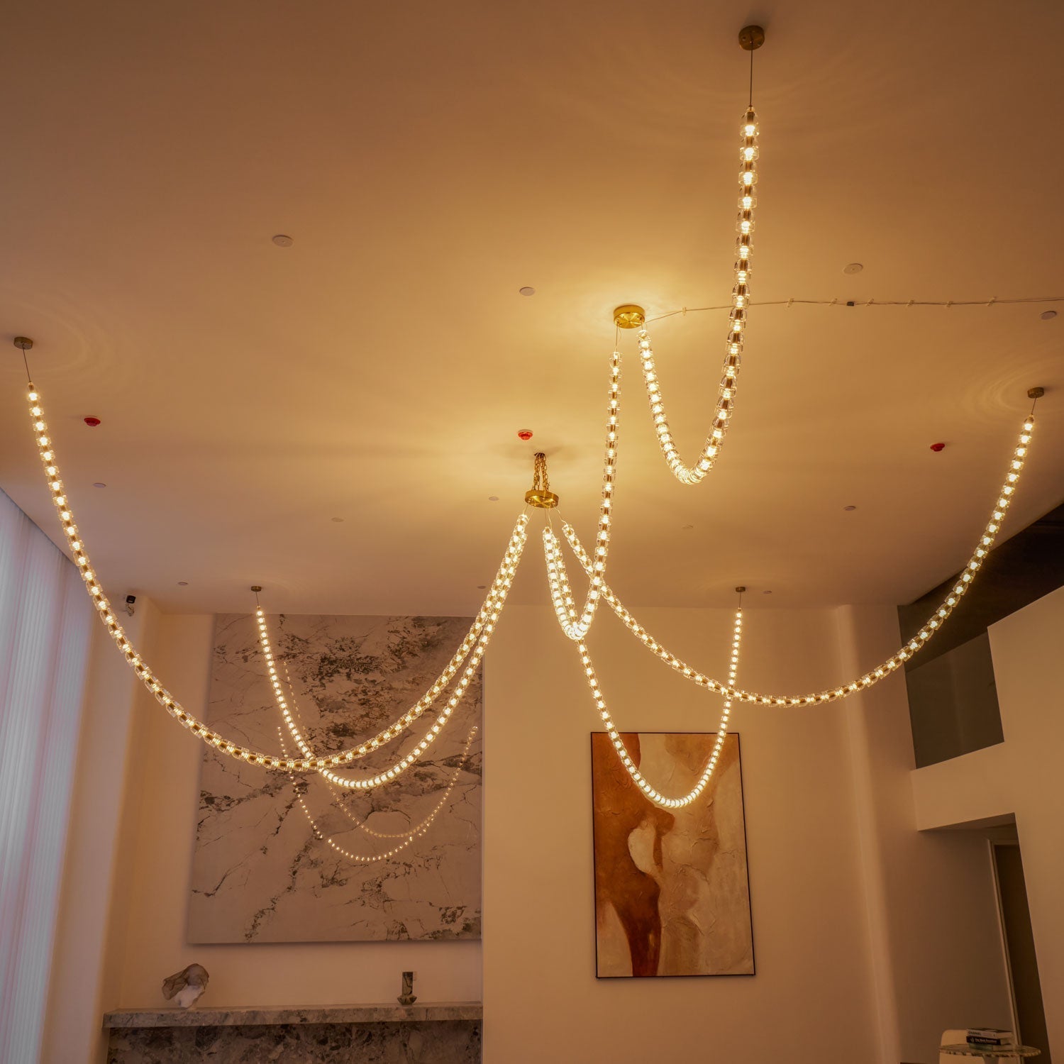Gabriel Gold Chandelier - Lamp Outdoor