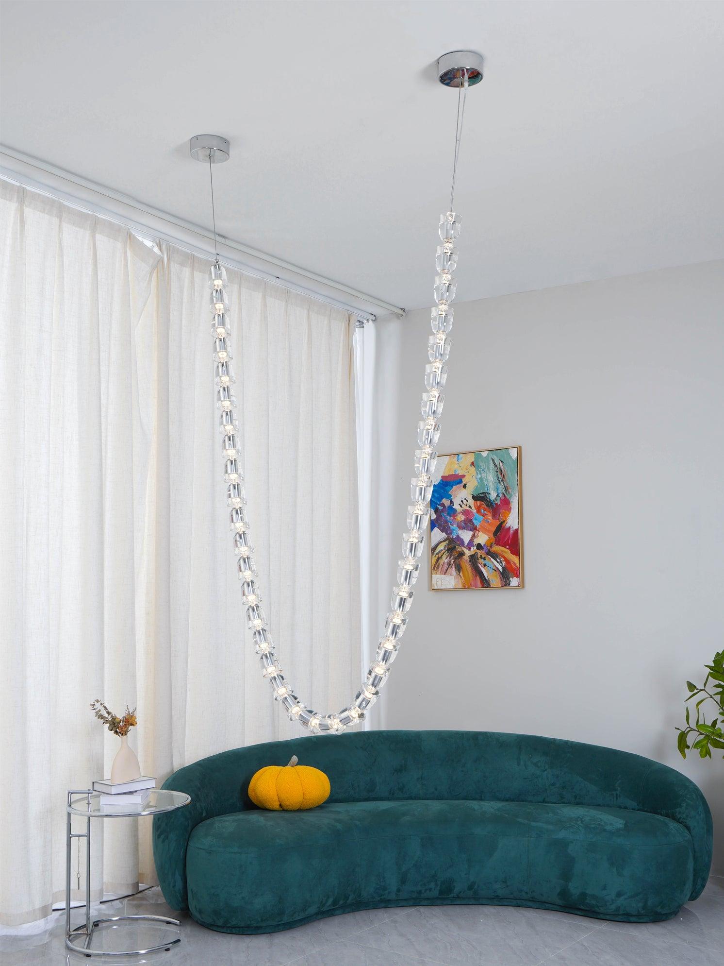 Gabriel Chrome Chandelier - Lamp Outdoor