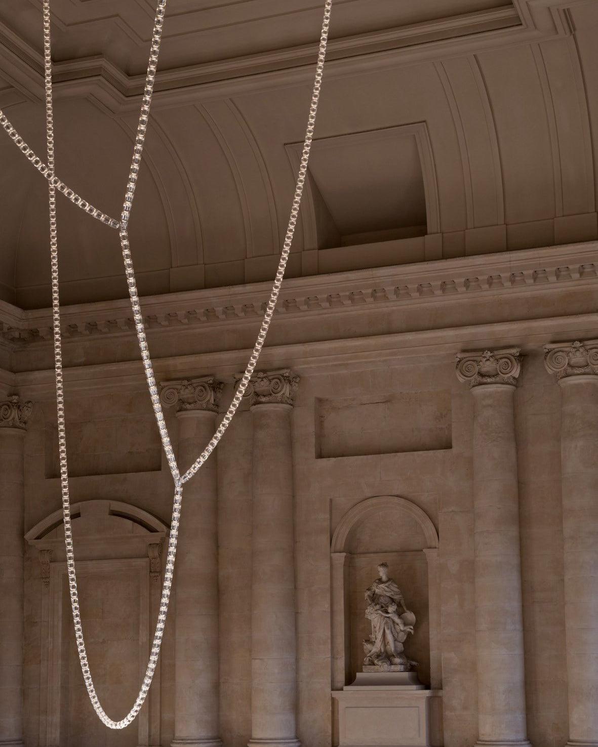 Gabriel Chrome Chandelier - Lamp Outdoor