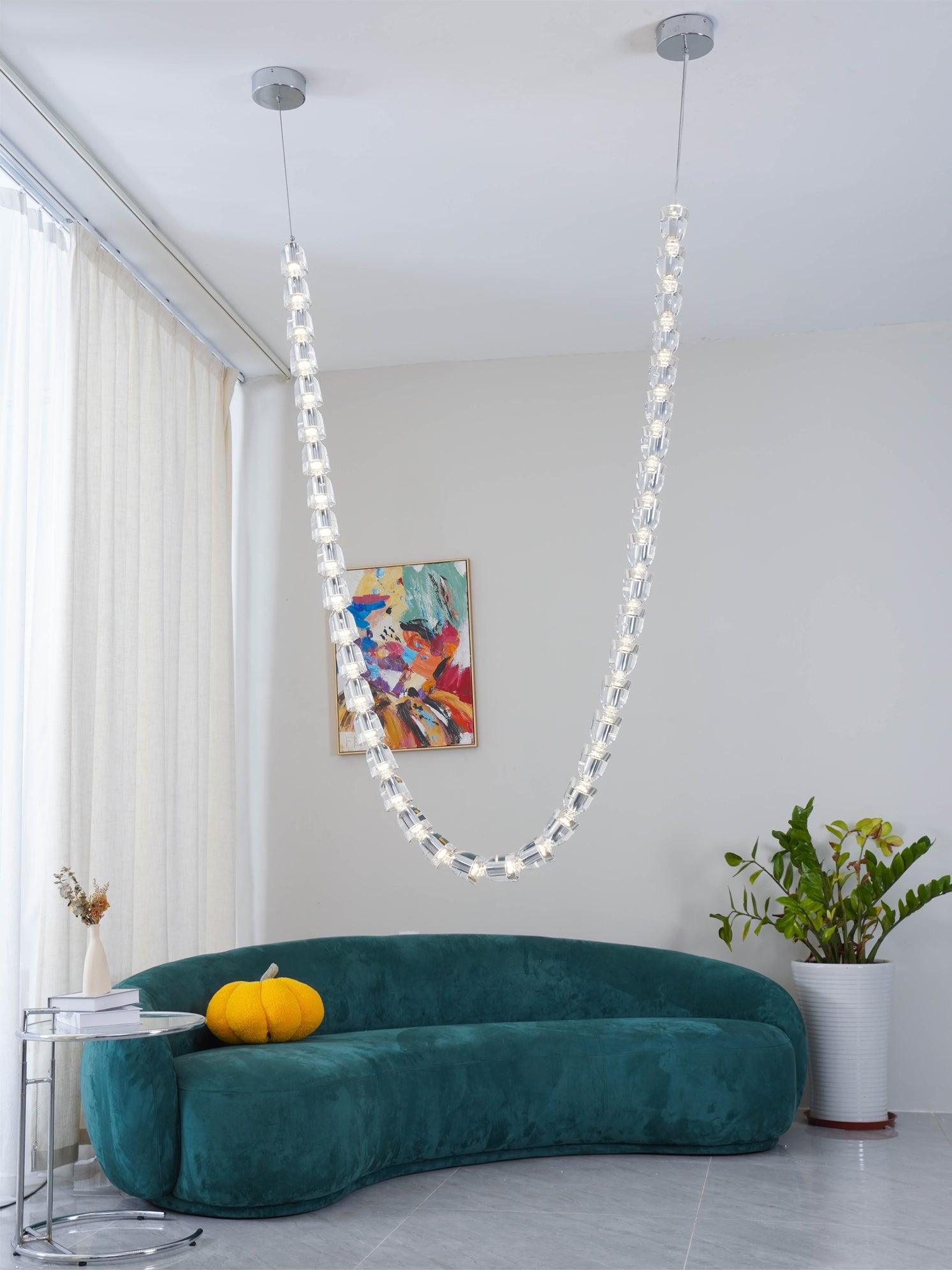Gabriel Chrome Chandelier - Lamp Outdoor